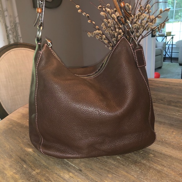 Genuine Vintage Pebble Leather Coach Hobo - Picture 2 of 8